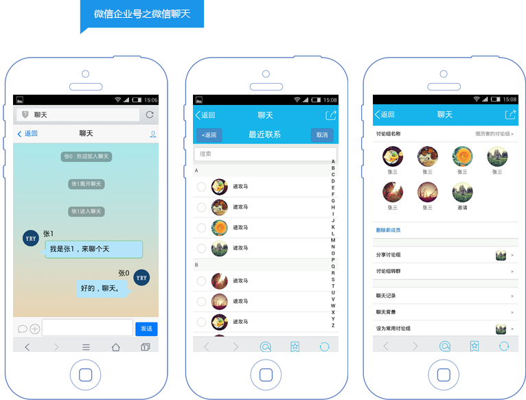 微信企业号之微信聊天